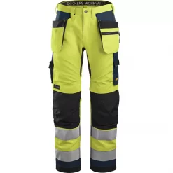 Snickers Workwear Snickers AllroundWork Handwerkerhose, Hi-vis Gelb/marine, Herren