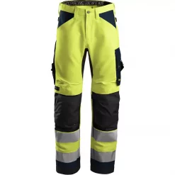Snickers Workwear Snickers AllroundWork Arbeitshose, Hi-vis Gelb/marine, Herren