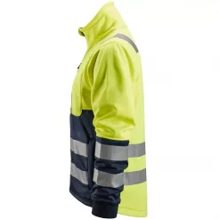 Snickers Workwear Snickers AllroundWork Fleecejacke, Hi-vis Gelb/marine, Herren -Snickers Workwear Verkäufe 120362 30