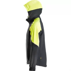 Snickers Workwear Snickers FlexiWork Hoodie, Schwarz/Neon Gelb, Herren -Snickers Workwear Verkäufe 121602 30