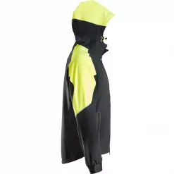 Snickers Workwear Snickers FlexiWork Hoodie, Schwarz/Neon Gelb, Herren -Snickers Workwear Verkäufe 121602 40