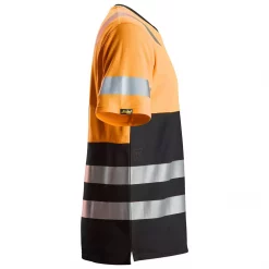 Snickers Workwear Snickers AllroundWork T-Shirt, Hi-Vis Orange/Schwarz, Herren -Snickers Workwear Verkäufe 129421 40