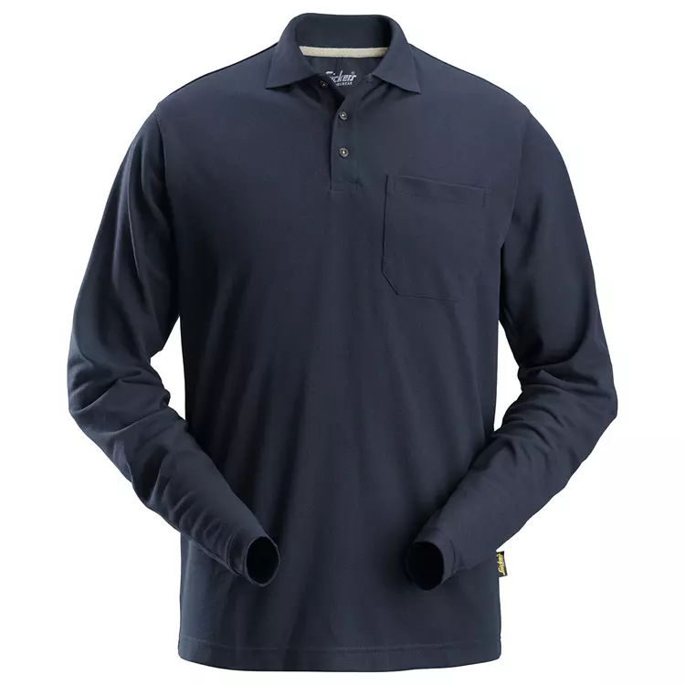 Snickers Workwear Snickers Langärmliges Poloshirt, Navy, Herren 3 Snickers Workwear Snickers Langärmliges Poloshirt, Navy, Herren