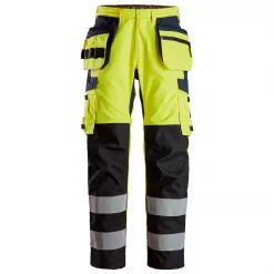 Snickers Workwear Snickers ProtecWork Handwerkerhose, Hi-Vis Gelb/Navy, Herren