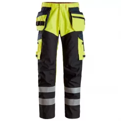 Snickers Workwear Snickers ProtecWork Handwerkerhose, Hi-Vis Gelb/Navy, Herren