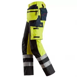 Snickers Workwear Snickers ProtecWork Handwerkerhose, Hi-Vis Gelb/Navy, Herren -Snickers Workwear Verkäufe 129574 30