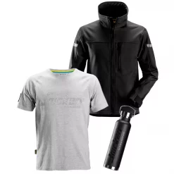 Snickers Workwear Snickers AllroundWork Softshelljacke Workpack, Schwarz, Herren