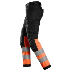 Snickers Workwear Snickers AllroundWork Handwerkerhose, Schwarz/Hi-vis Orange, Herren -Snickers Workwear Verkäufe 132306 30
