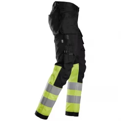 Snickers Workwear Snickers AllroundWork Handwerkerhose, Schwarz/Hi-Vis Gelb, Herren -Snickers Workwear Verkäufe 132309 40