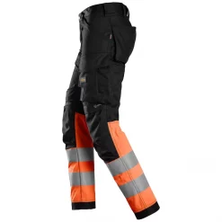Snickers Workwear Snickers AllroundWork Arbeitshose, Schwarz/Hi-vis Orange, Herren -Snickers Workwear Verkäufe 132310 30