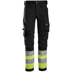 Snickers Workwear Snickers AllroundWork Arbeitshose, Schwarz/Hi-vis Orange, Herren -Snickers Workwear Verkäufe 132311 10