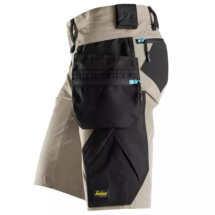 Snickers Workwear Snickers LiteWork Handwerkershorts Full Stretch, Khaki/Schwarz, Herren 9 Snickers Workwear Snickers LiteWork Handwerkershorts Full Stretch, Khaki/Schwarz, Herren – Bild 7