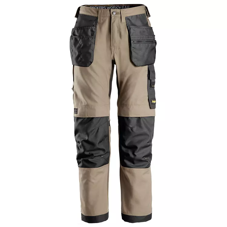 Snickers Workwear Snickers AllroundWork Canvas+ Handwerkerhose, Khaki/Schwarz, Herren 3 Snickers Workwear Snickers AllroundWork Canvas+ Handwerkerhose, Khaki/Schwarz, Herren