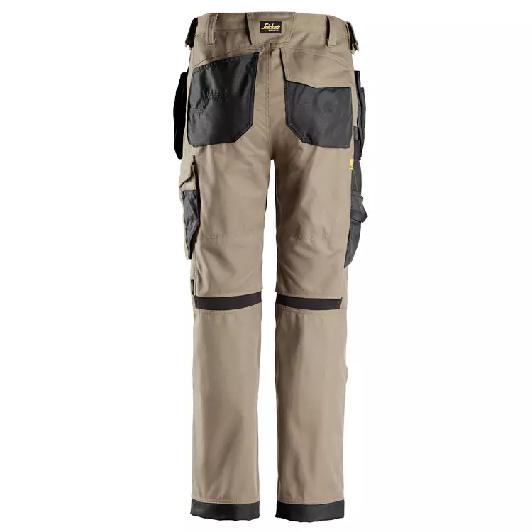 Snickers Workwear Snickers AllroundWork Canvas+ Handwerkerhose, Khaki/Schwarz, Herren 5 Snickers Workwear Snickers AllroundWork Canvas+ Handwerkerhose, Khaki/Schwarz, Herren – Bild 3