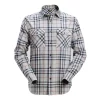 Snickers Workwear Snickers AllroundWork Flanellhemd, Grau/Rot, Herren -Snickers Workwear Verkäufe 135700 10