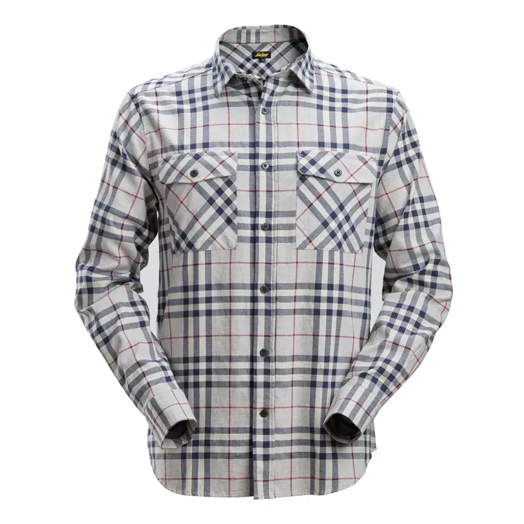 Snickers Workwear Snickers AllroundWork Flanellhemd, Grau/Rot, Herren 3 Snickers Workwear Snickers AllroundWork Flanellhemd, Grau/Rot, Herren