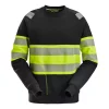 Snickers Workwear Snickers Sweatshirt, Schwarz/Hi-Vis Gelb, Herren -Snickers Workwear Verkäufe 135720 10