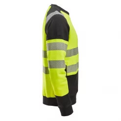 Snickers Workwear Snickers Sweatshirt, Hi-vis Gelb/Schwarz, Herren -Snickers Workwear Verkäufe 135721 30