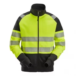 Snickers Workwear Snickers Sweatjacke, Hi-vis Gelb/Schwarz, Herren