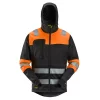 Snickers Workwear Snickers Hoodie, Schwarz/Hi-vis Orange, Herren -Snickers Workwear Verkäufe 135738 10