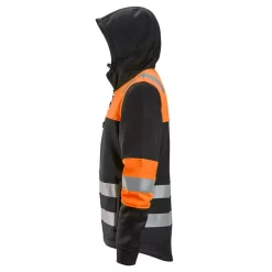 Snickers Workwear Snickers Hoodie, Schwarz/Hi-vis Orange, Herren -Snickers Workwear Verkäufe 135738 40