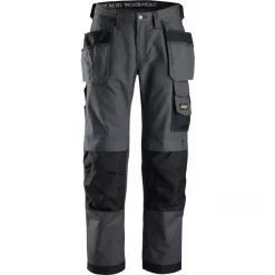 Snickers Workwear Snickers Canvas+ Handwerkerhose, Stahlgrau/Schwarz, Herren -Snickers Workwear Verkäufe 3808 10 1