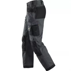Snickers Workwear Snickers Canvas+ Handwerkerhose, Stahlgrau/Schwarz, Herren -Snickers Workwear Verkäufe 3808 30