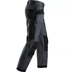 Snickers Workwear Snickers Canvas+ Handwerkerhose, Stahlgrau/Schwarz, Herren -Snickers Workwear Verkäufe 3808 40