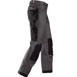 Snickers Workwear Snickers Arbeitshose DuraTwill, Grau Melange/Schwarz, Herren -Snickers Workwear Verkäufe 4644 40