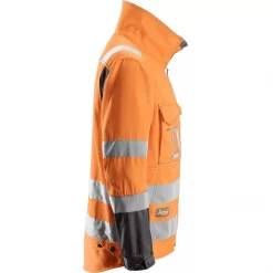 Snickers Workwear Snickers Arbeitsjacke, Orange/Grau Melange, Herren -Snickers Workwear Verkäufe 7123 40