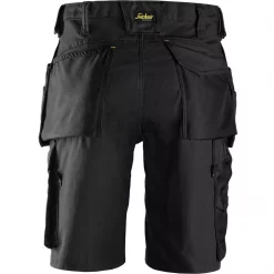 Snickers Workwear Snickers Canvas+ Handwerkershorts, Schwarz/Schwarz, Herren -Snickers Workwear Verkäufe 7198 20