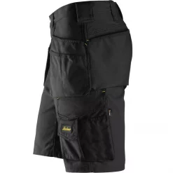 Snickers Workwear Snickers Canvas+ Handwerkershorts, Schwarz/Schwarz, Herren -Snickers Workwear Verkäufe 7198 30