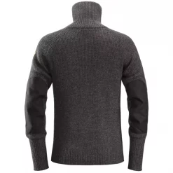 Snickers Workwear Snickers AllroundWork Wollpullover Mit Kurzem Reißverschluss, Dunkelgrau Melange, Herren -Snickers Workwear Verkäufe 91740 30