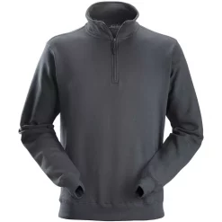 Snickers Workwear Snickers Sweatshirt Mit Kurzem Reißverschluss, Schwarz, Herren -Snickers Workwear Verkäufe 91747 10 2