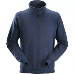 Snickers Workwear Snickers Sweatshirt Mit Kurzem Reißverschluss, Schwarz, Herren -Snickers Workwear Verkäufe 91748 10 3
