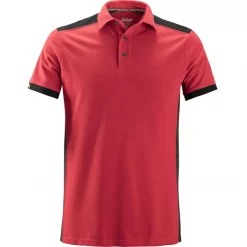 Snickers Workwear Snickers AllroundWork Poloshirt, Rot/Schwarz, Herren