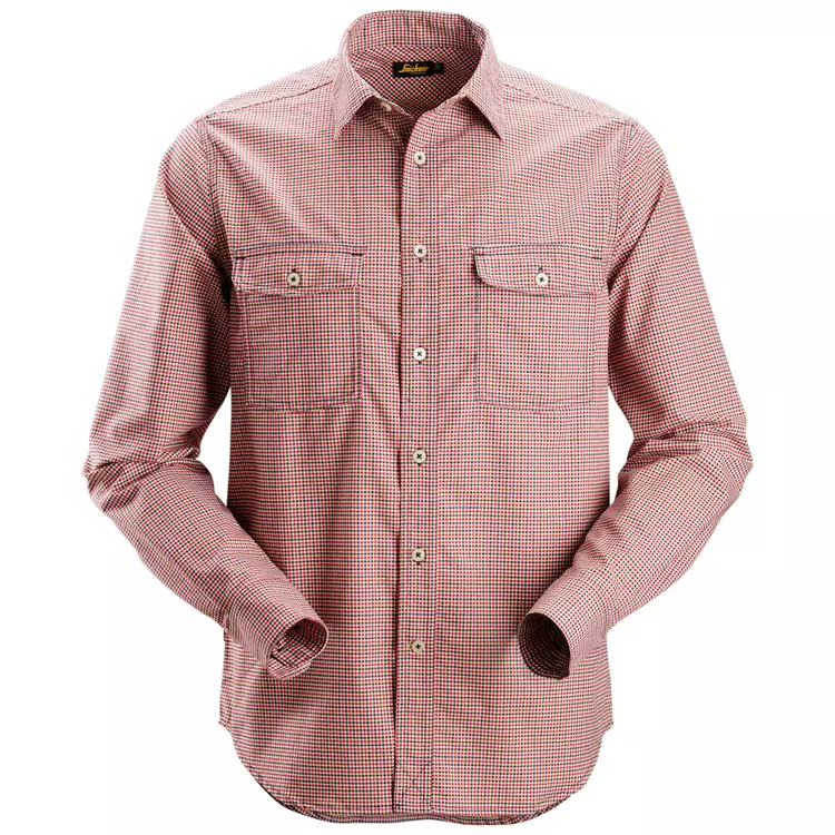 Snickers Workwear Snickers AllroundWork Hemd, Rot/Marine, Herren 11 Snickers Workwear Snickers AllroundWork Hemd, Rot/Marine, Herren – Bild 9